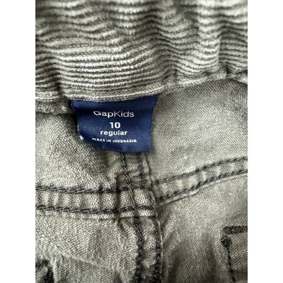 Gap Kids Corduroy Pants Gray Rugged Boys Size 10 Regular - Picture 7 of 9